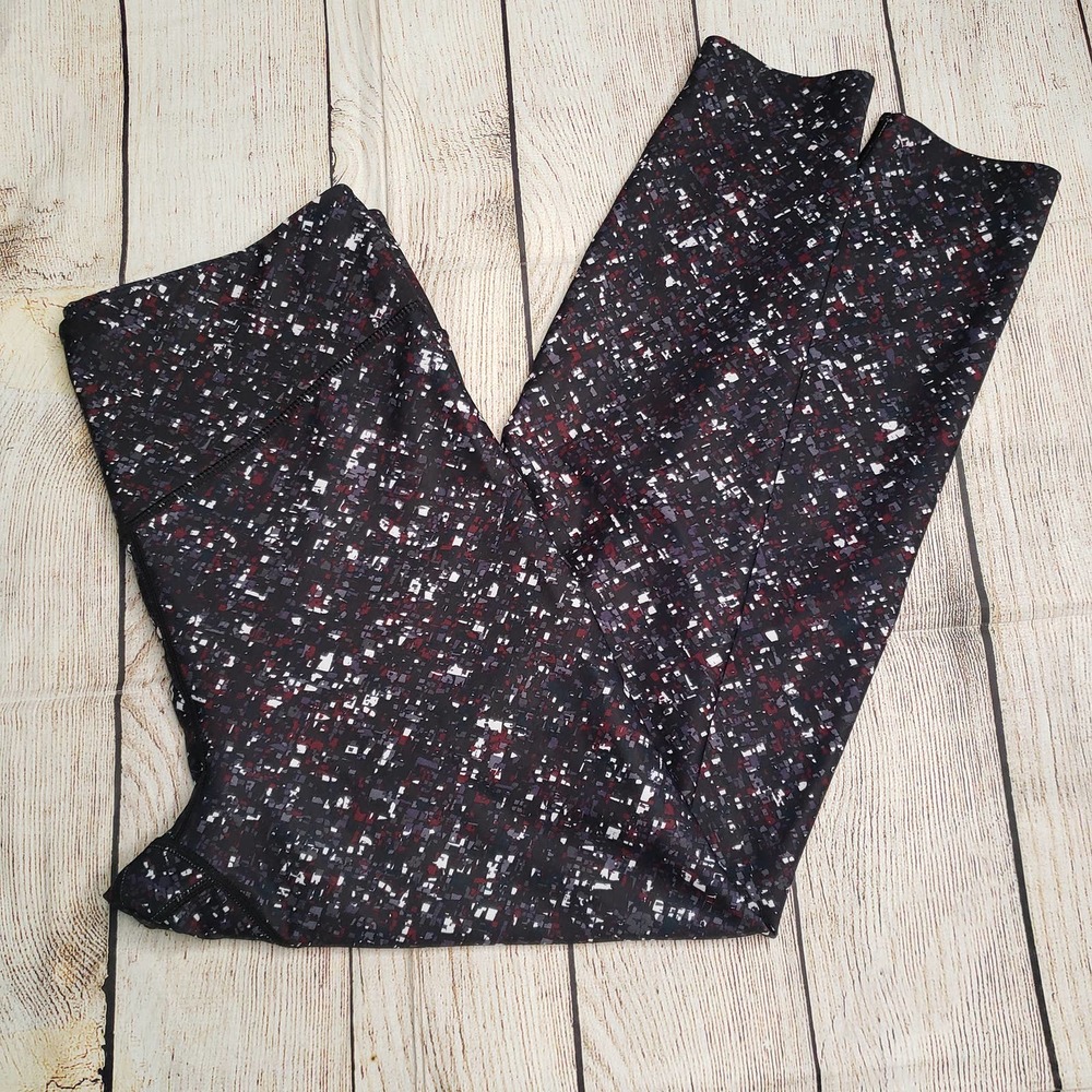 JOY LAB Multicolor Splatter Print Athletic Leggings L